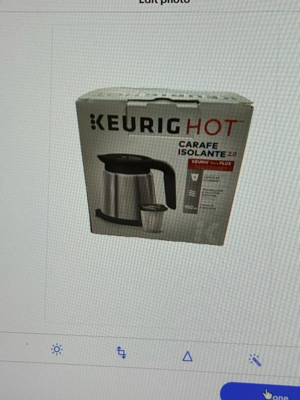 Keurig 2.0 Thermal Carafe 32oz Stainless Steel K-Carafe Reusable Pod Set - Picture 4 of 4